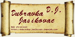 Dubravka Jasikovac vizit kartica
